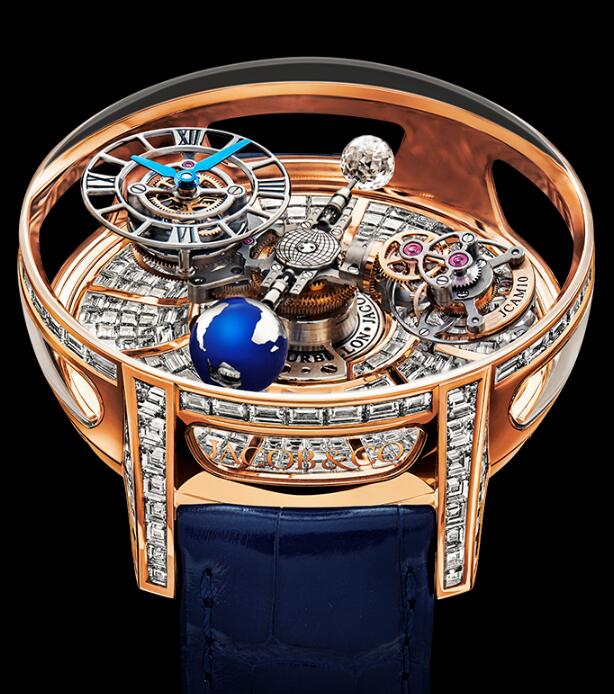 Jacob & Co Astronomia Tourbillon Baguette Revolution AT810.40.BD.BD.ABALA Replica watch